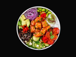 ASIAN SAKE POKE BOWL