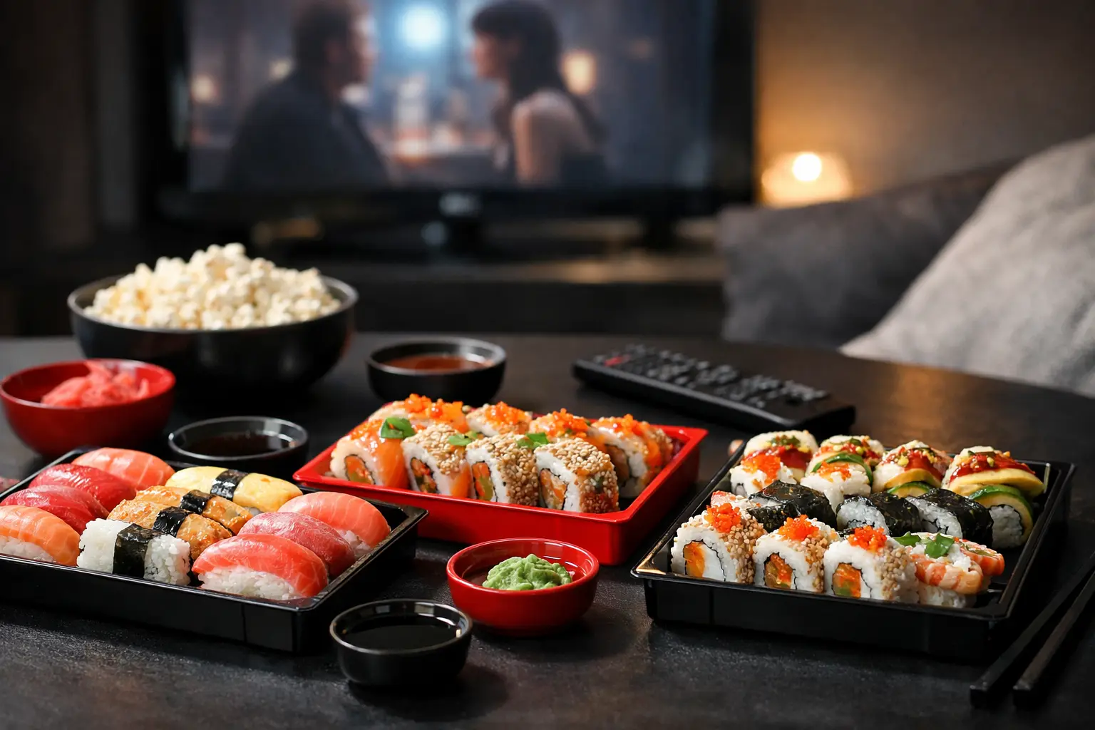 Sushi na wieczór filmowy - pomysły w domu