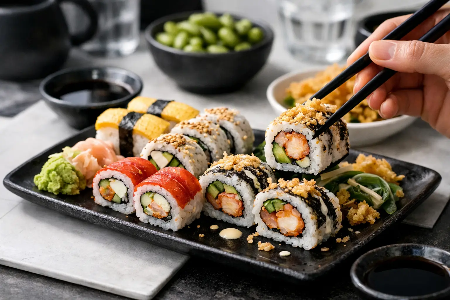 Jak wybrać sushi bez surowej ryby?