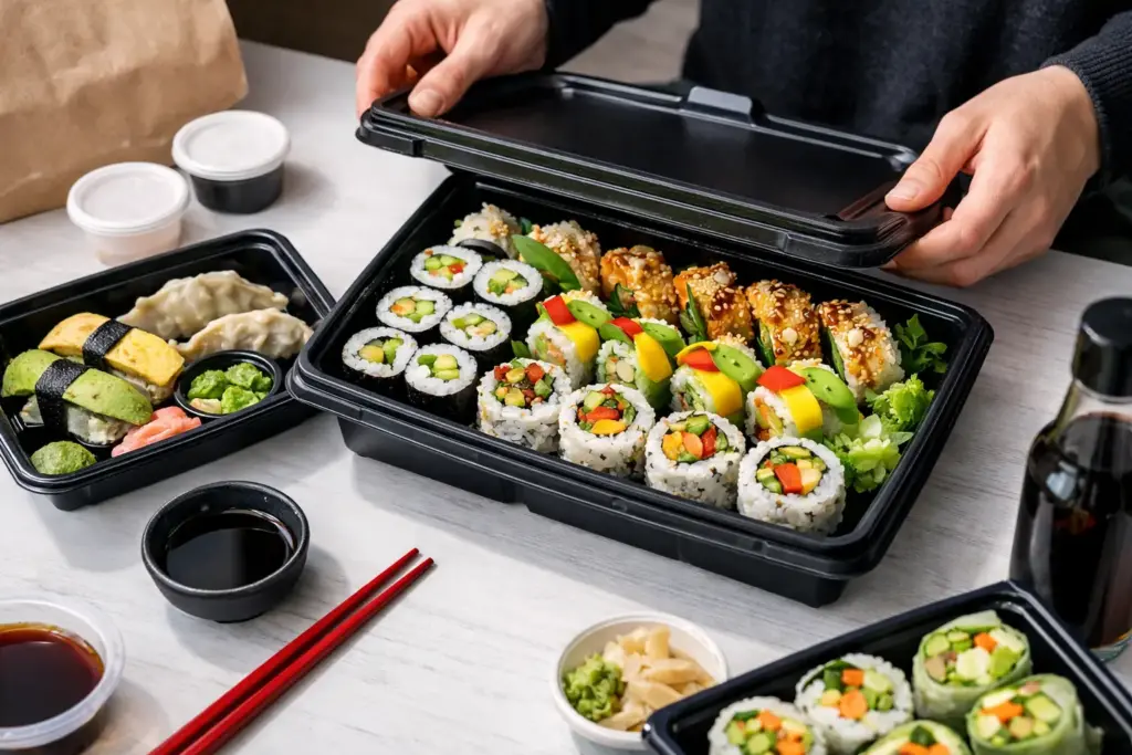 Najlepsze sushi wegetariańskie na dowóz