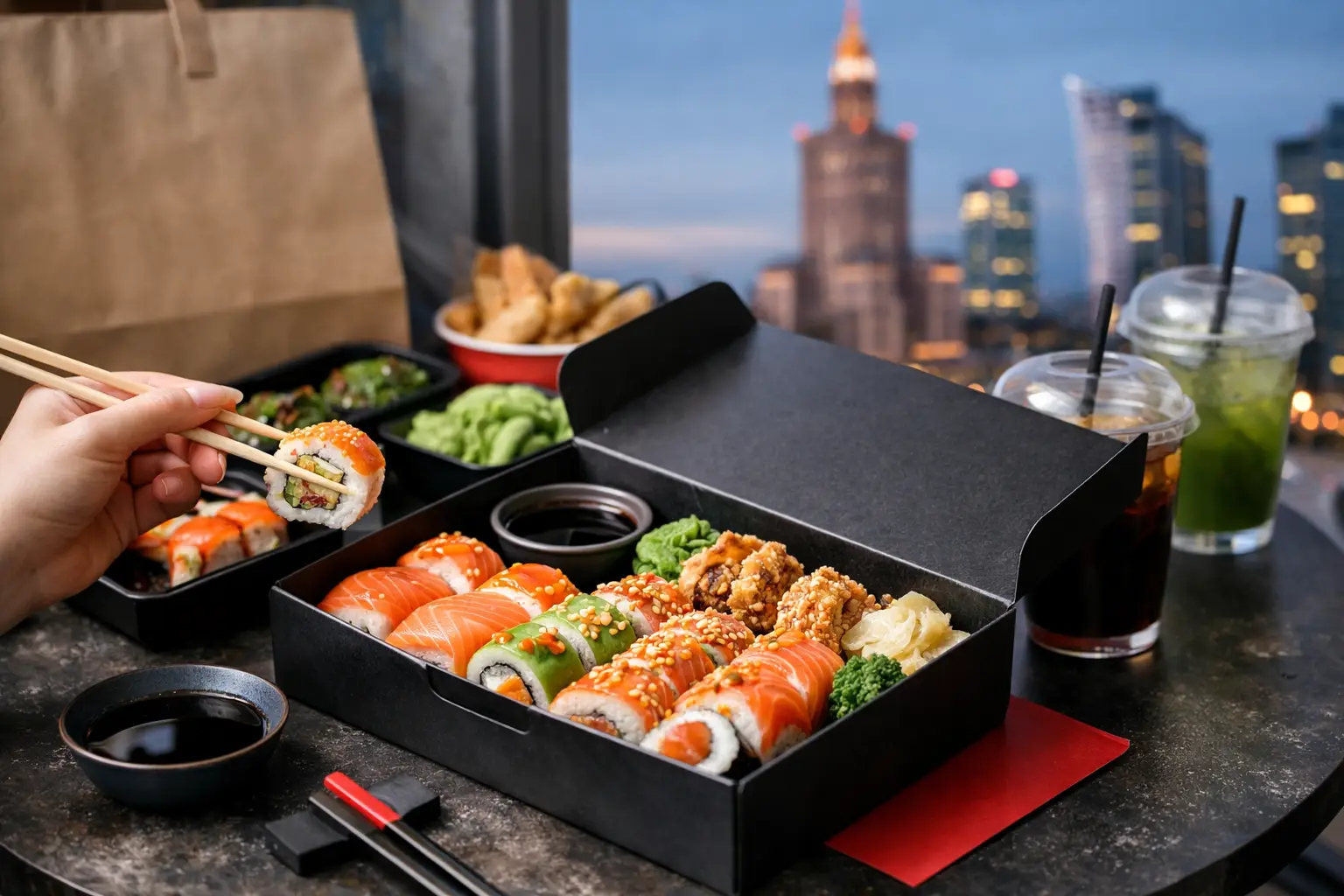 Sushi z dostawą Warszawa - co warto zamówić
