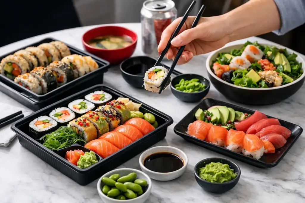 Zdrowe pomysły na sushi na lekki lunch