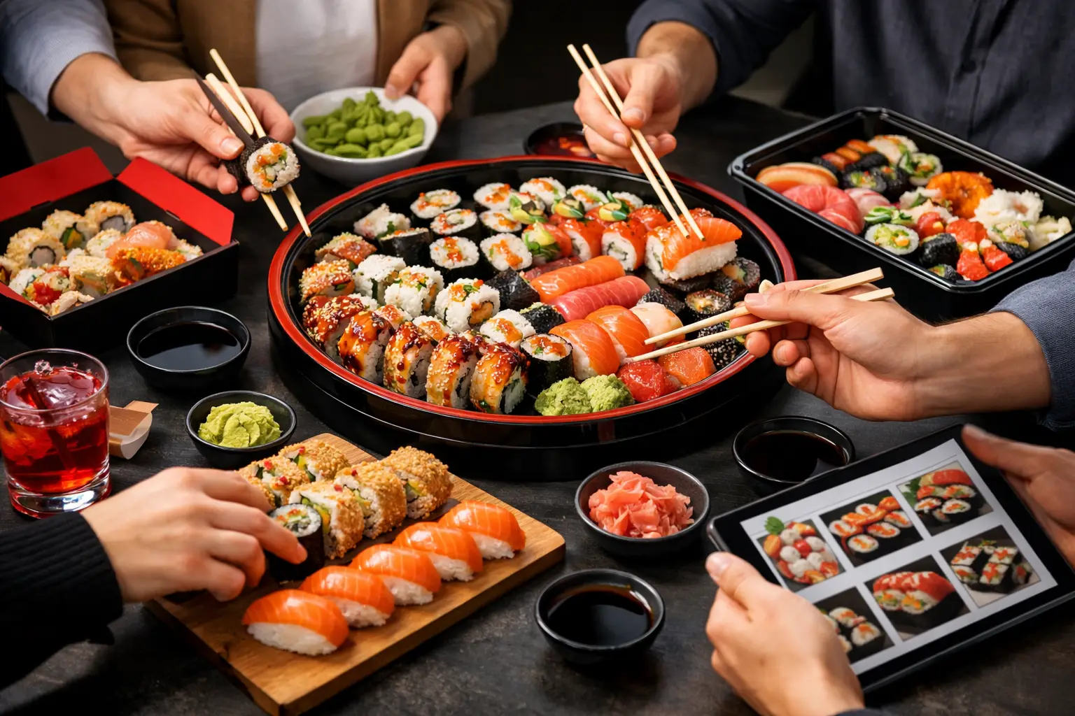 Jak zamówić sushi dla grupy bez chaosu