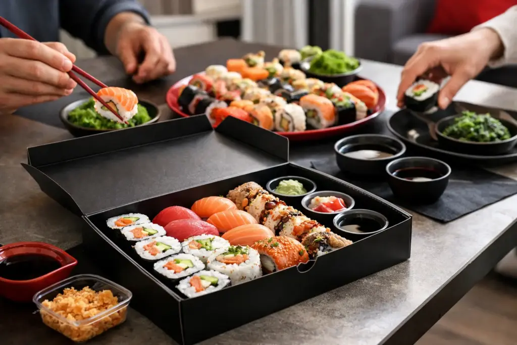 Sushi rodzinne w Warszawie z dowozem