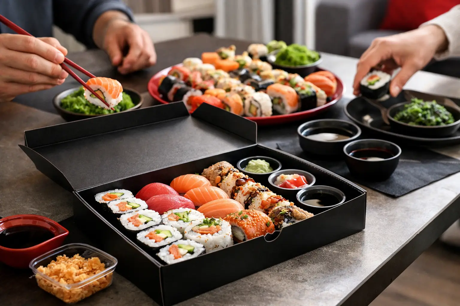 Sushi rodzinne w Warszawie z dowozem
