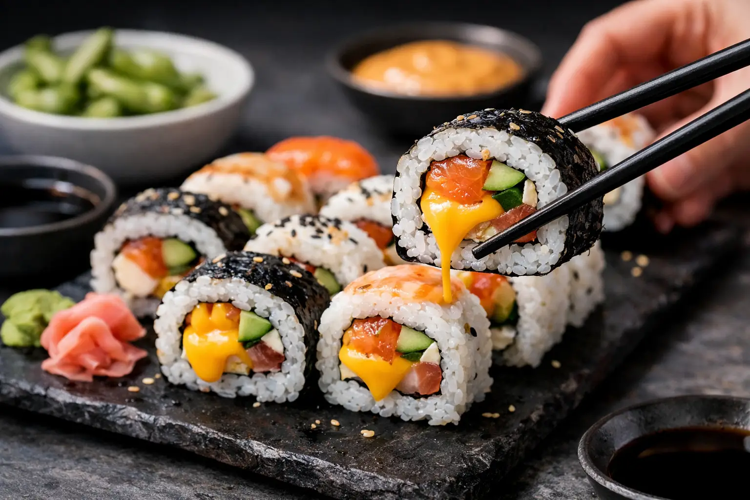 Sushi z cheddarem - opinie i czy warto