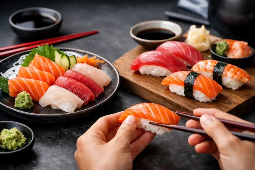 Sashimi czy nigiri – różnice, które czuć