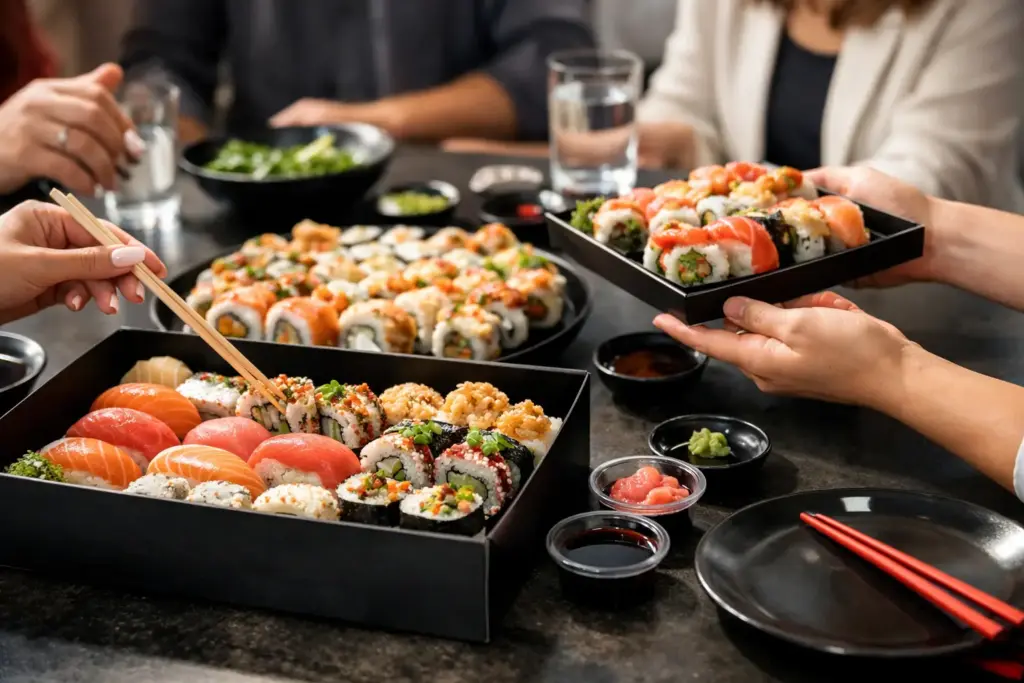 Sushi dla grup Łódź – jak zamówić dobrze