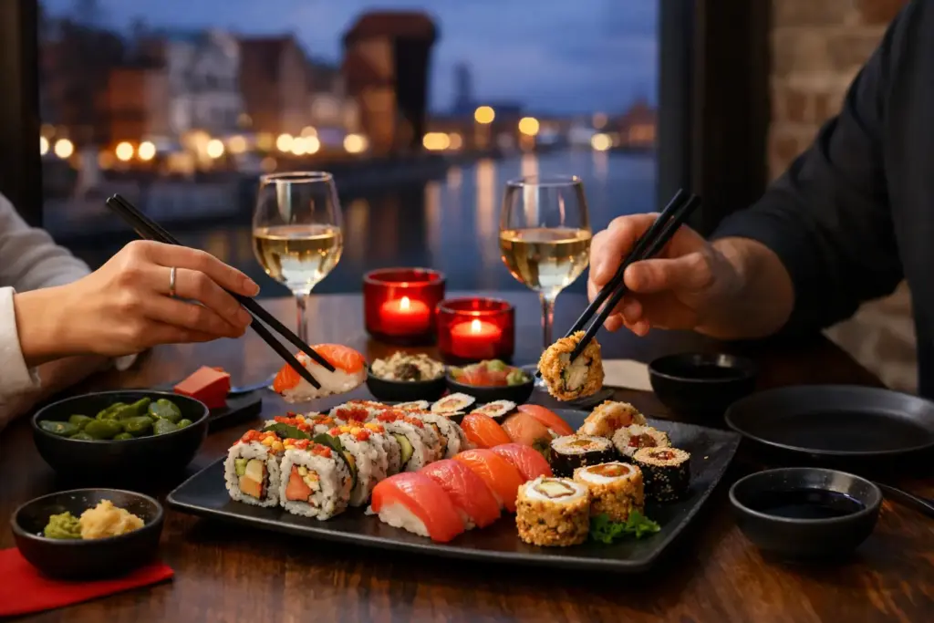 Sushi dla par w Gdańsku – co zamówić we dwoje