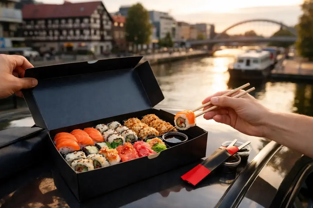 Sushi z odbiorem własnym w Bydgoszczy