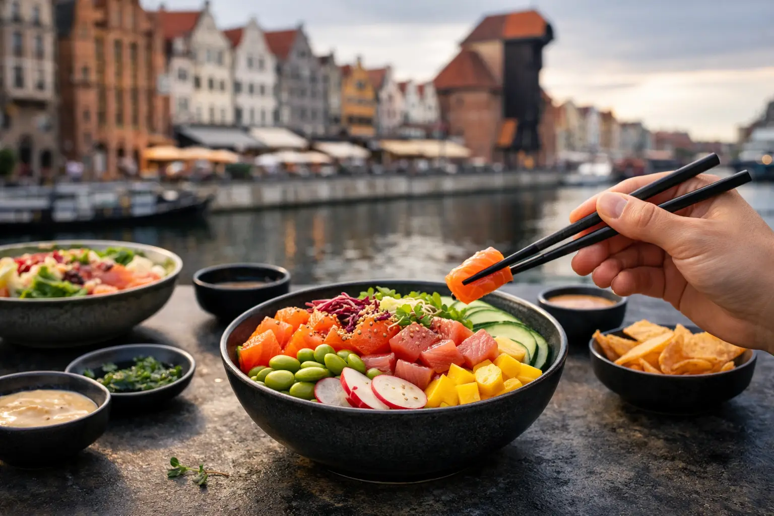 Poke bowl Gdańsk - co zamówić i na co patrzeć