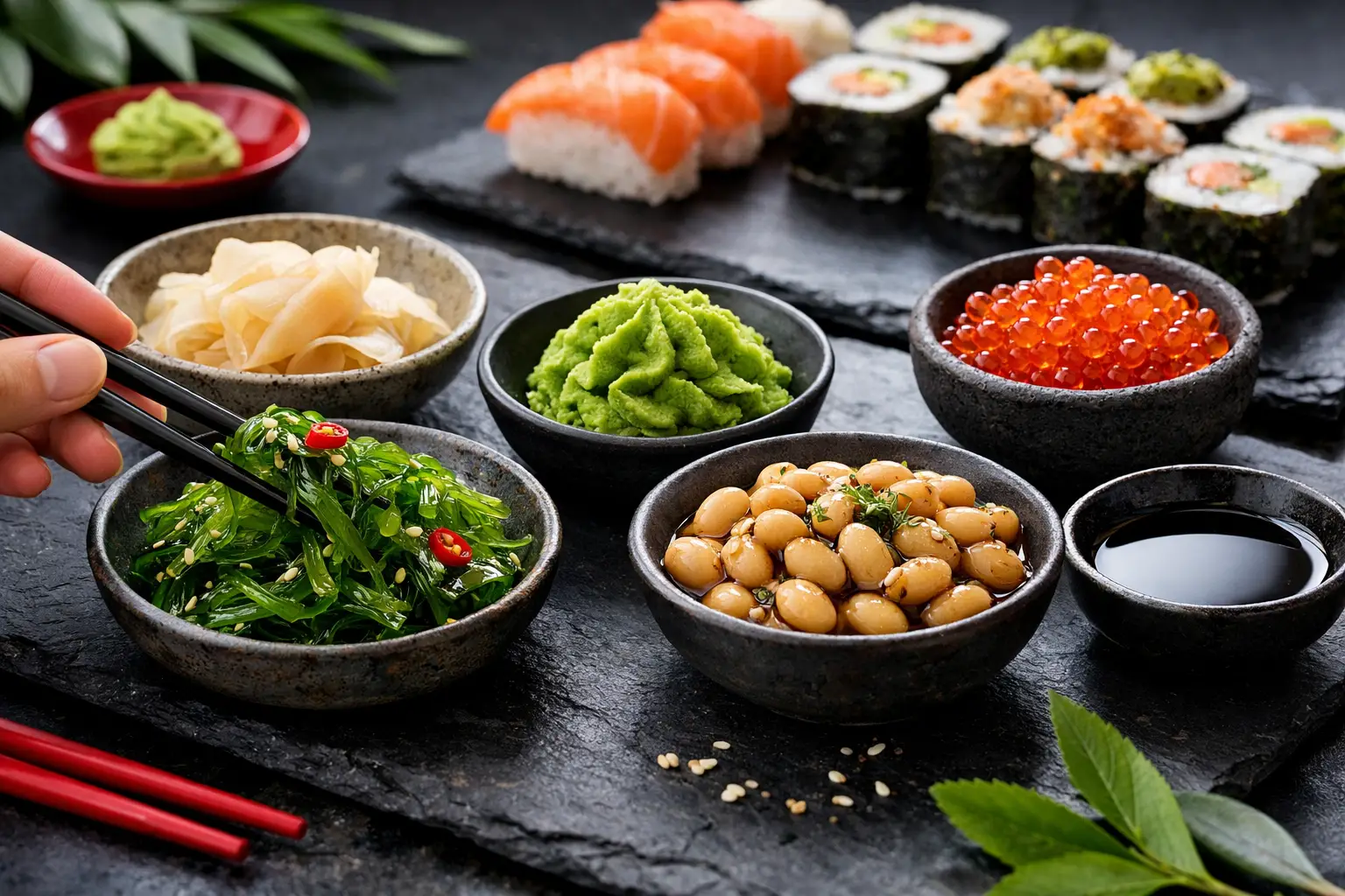 Przewodnik po japońskich dodatkach do sushi