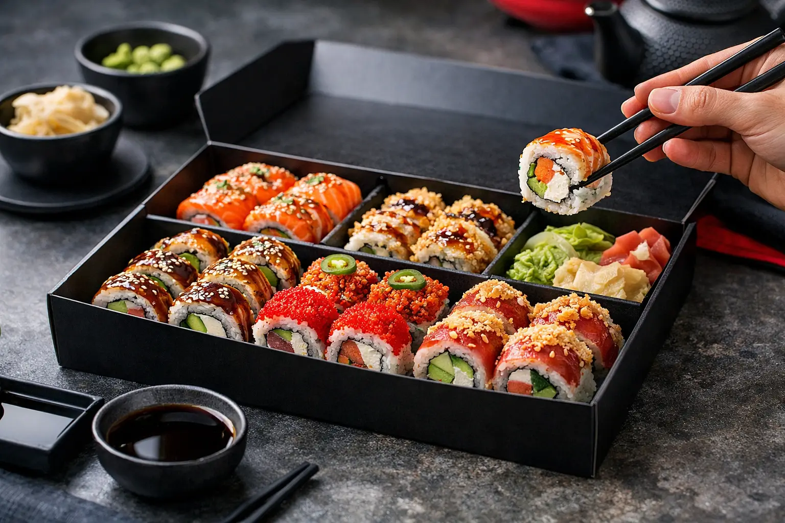 Deluxe rolki Wrocław - zamówienie pełne smaku