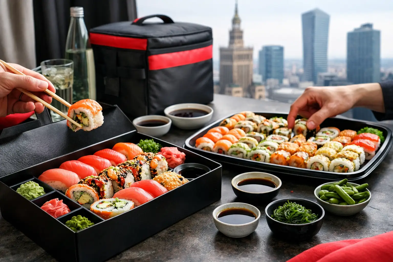 Sushi na imprezę Warszawa - zamów bez chaosu