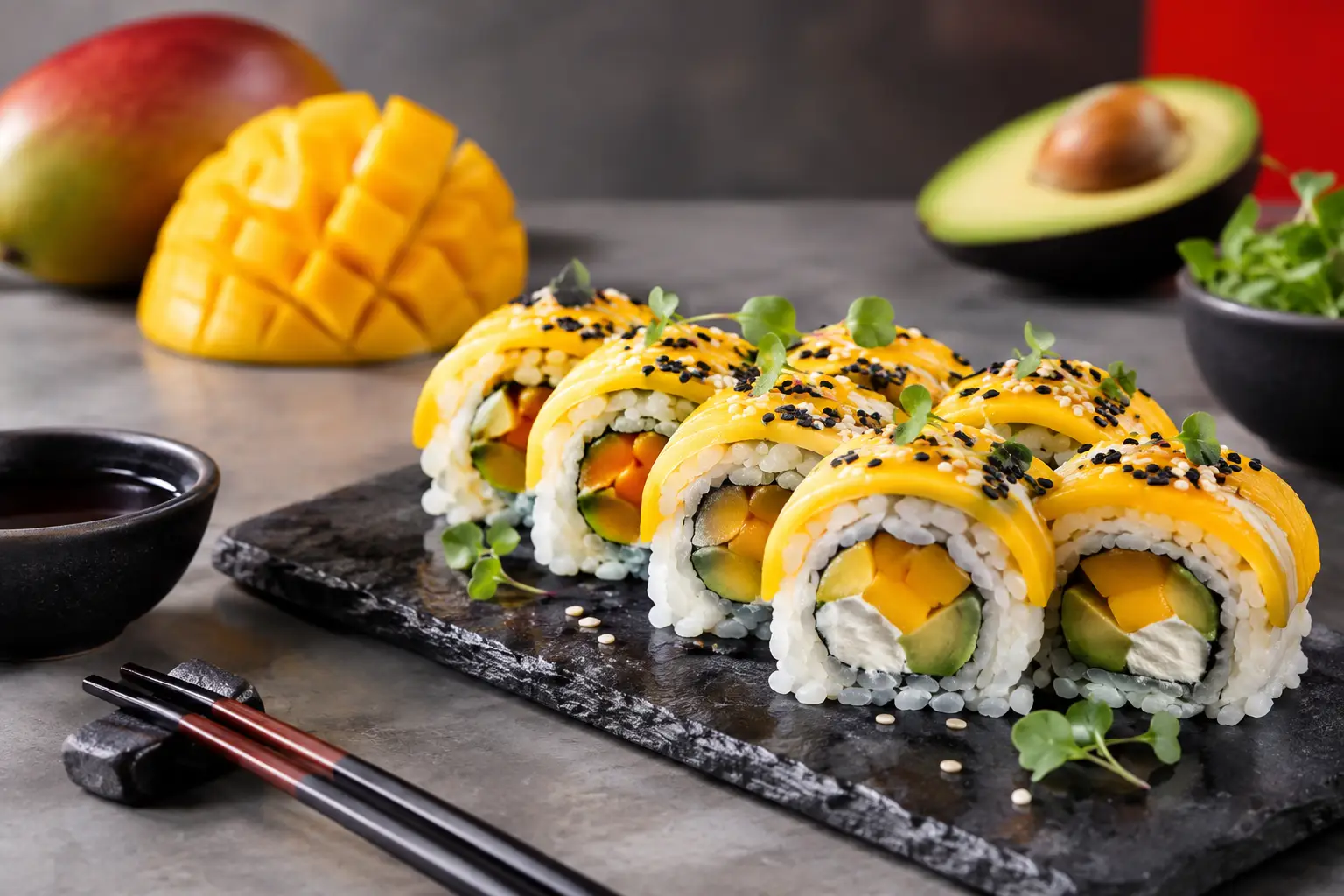 Nowoczesne rolki z mango, które robią różnicę