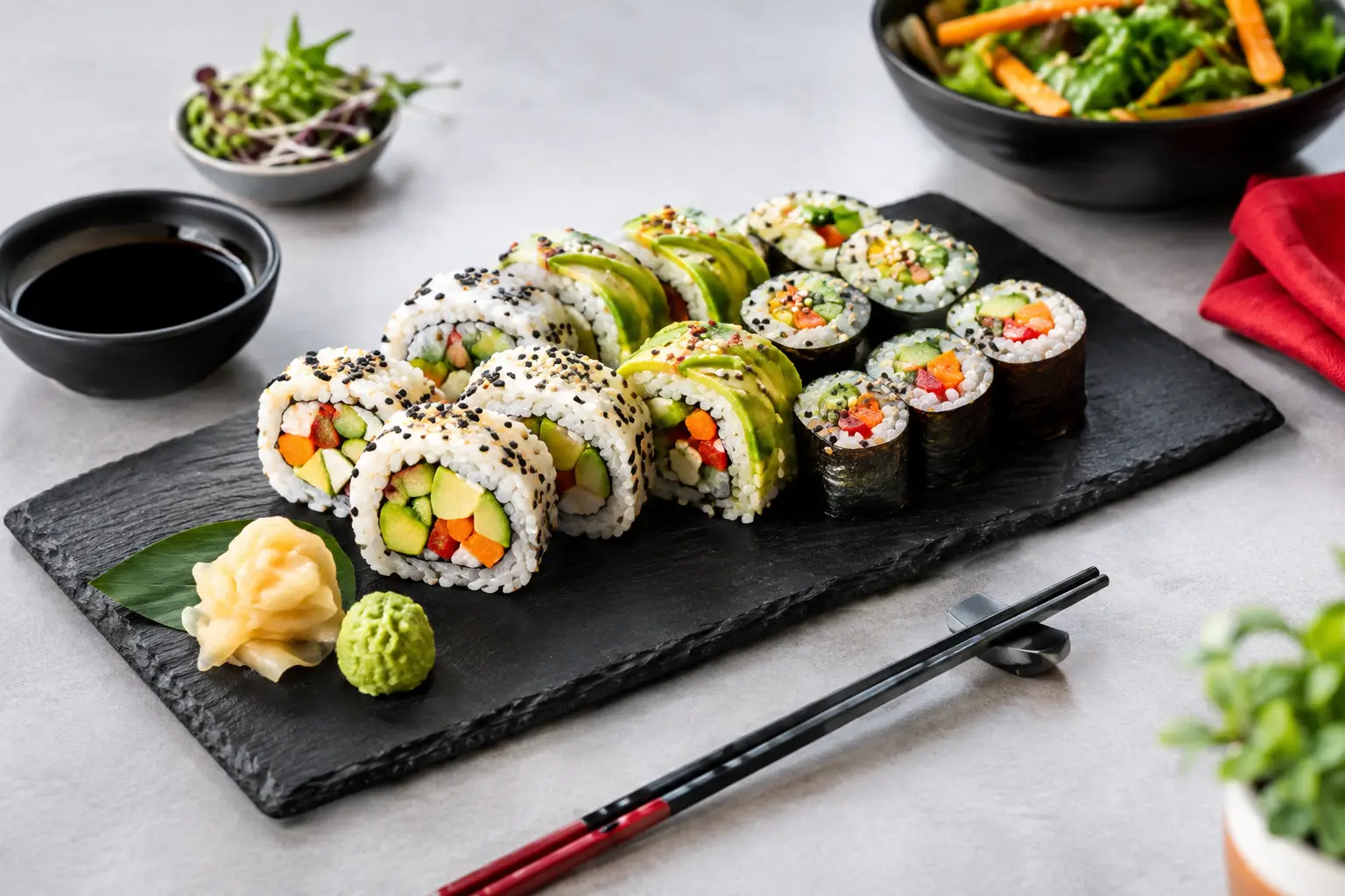 Recenzja wegetariańskiego sushi online bez ściemy