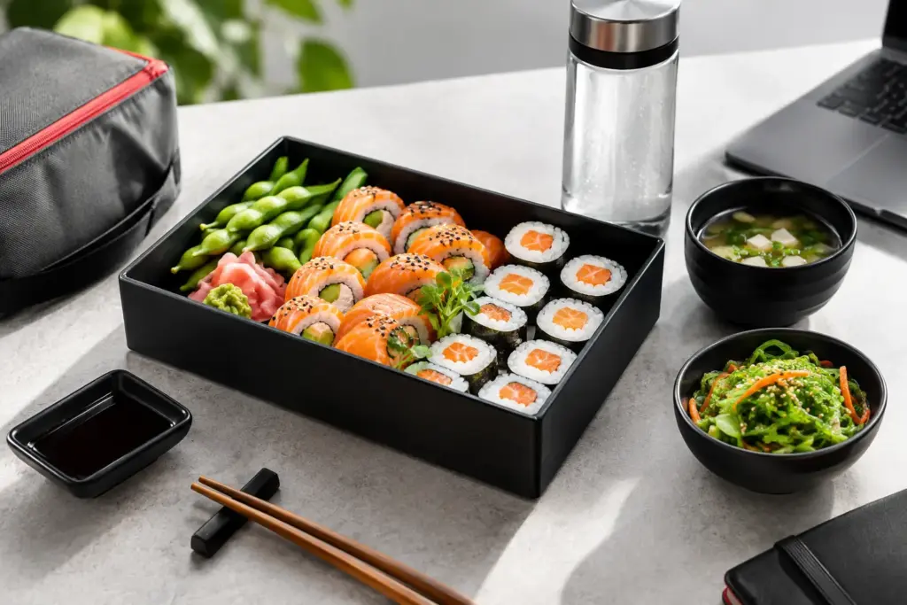 Jak skomponować lunch z sushi na cały dzień