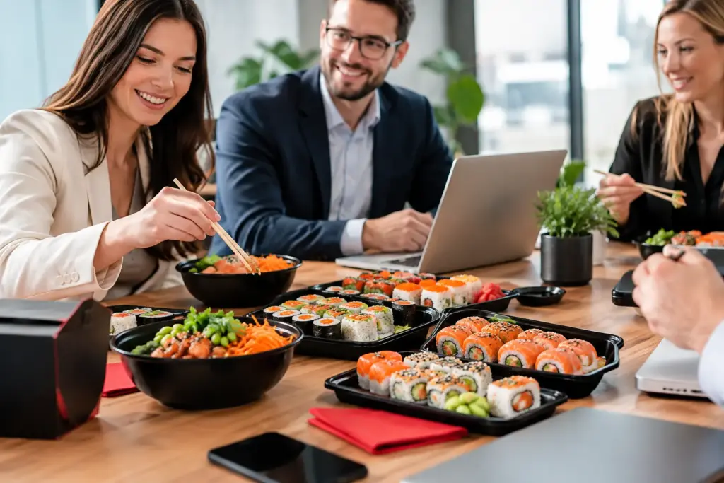 Jak zamówić lunch dla biura bez chaosu?