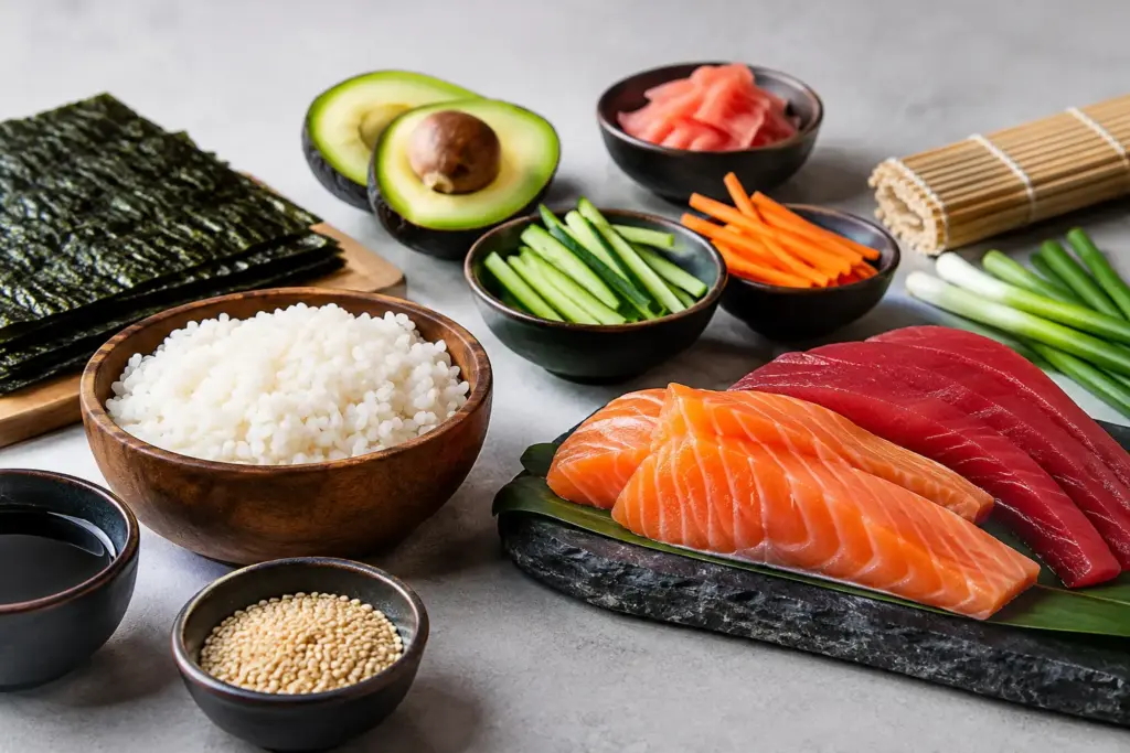 Składniki sushi dla początkujących – co wybrać?